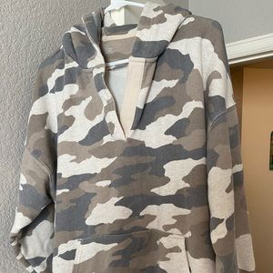 Camo Oversized Aerie Sweatshirt